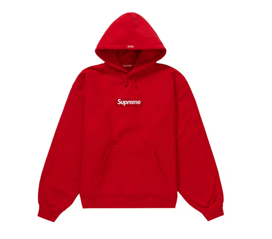 Supreme Box Logo Hooded Sweatshirt (FW23) Red