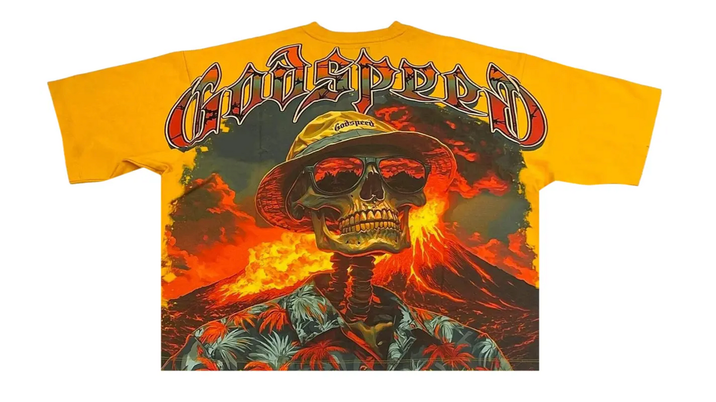 Godspeed Natural Disaster T-shirt Canary