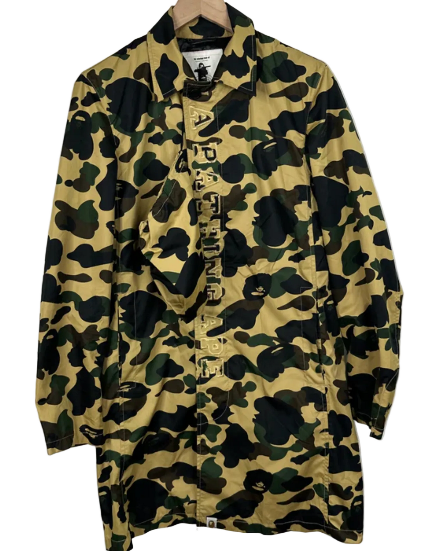 A Bathing Ape Packable Nylon Trenchcoat