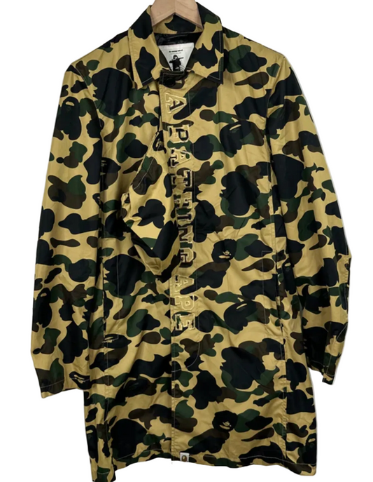 A Bathing Ape Packable Nylon Trenchcoat