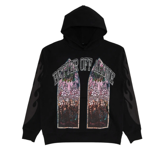 Who Decides War x A Boogie Wit Da Hoodie Better Off Alone Hoodie Black