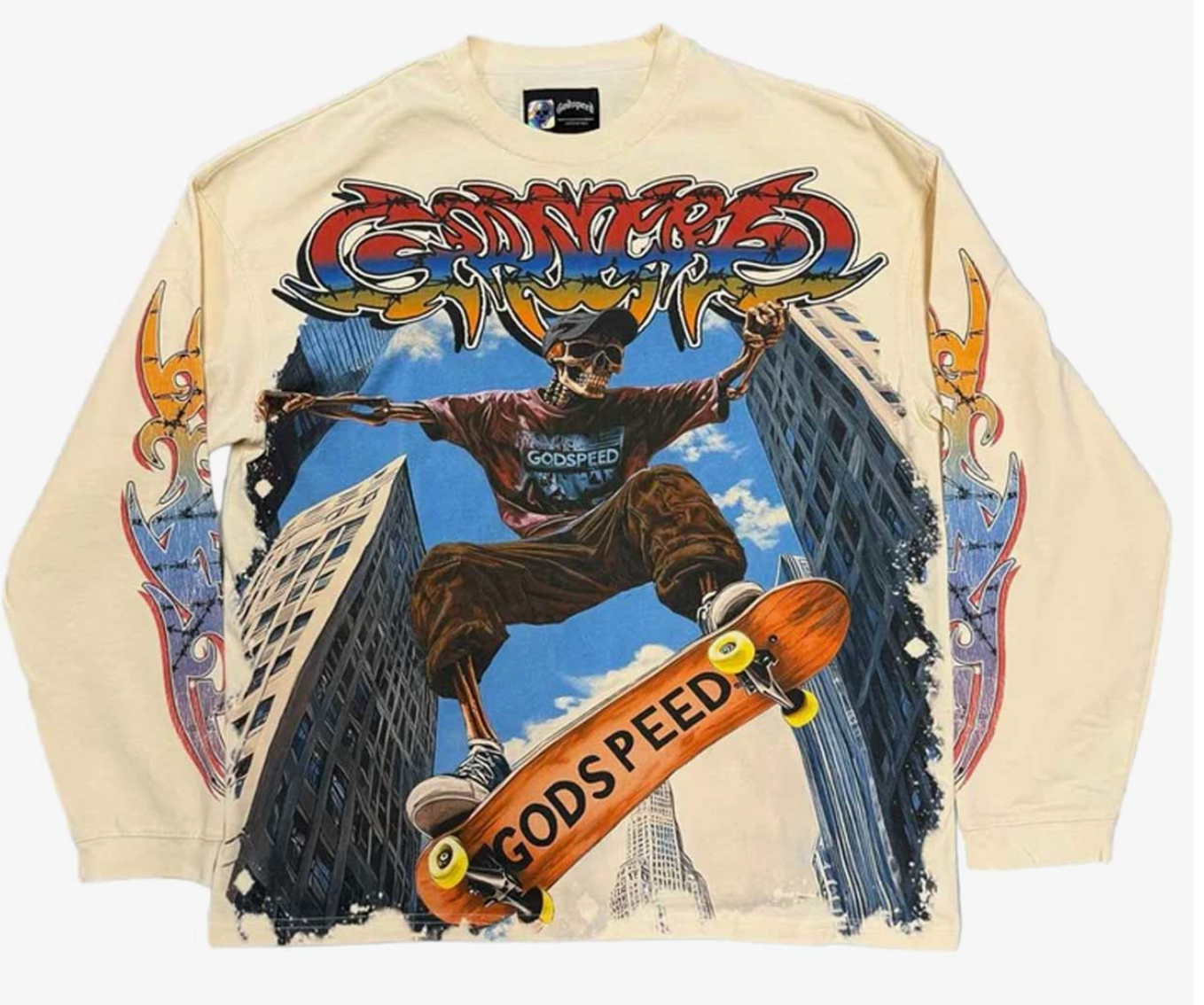 Godspeed Ollie L/S Tee Bone
