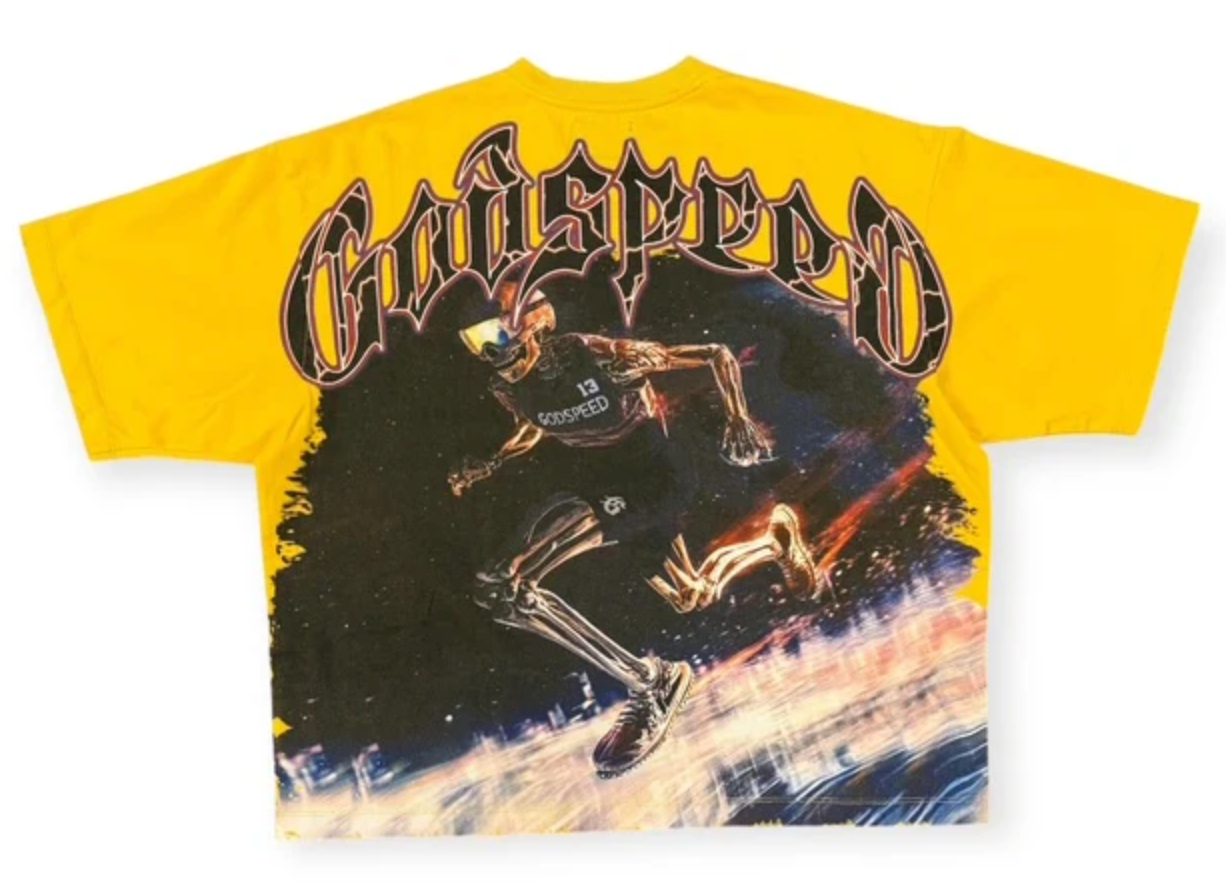 Godspeed GSPD Run Club T-Shirt Yellow