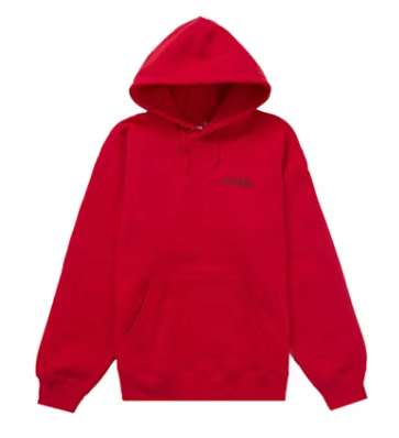 Supreme Anarchy Hooded Sweatshirt Red