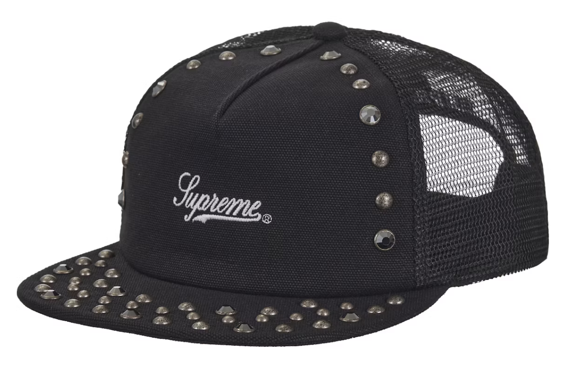 Supreme b.b. Simon Studded Mesh Back 5-Panel Black