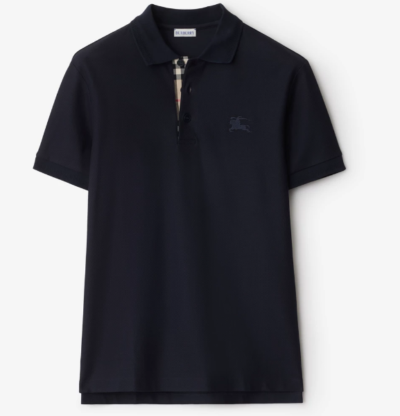 Burberry Polo Shirt Coal Blue