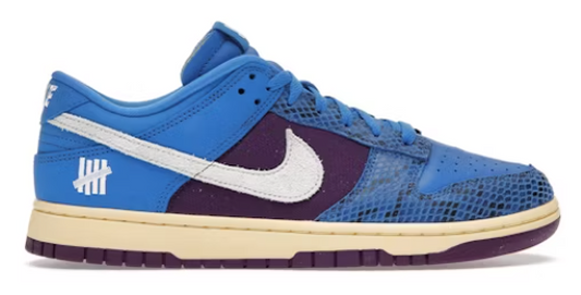 Nike Dunk Low Undefeated 5 On It Dunk vs. AF1