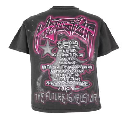 Hellstar The Future T-Shirt Black/Pink