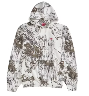 Supreme Small Box Hooded Sweatshirt Snow Camo
