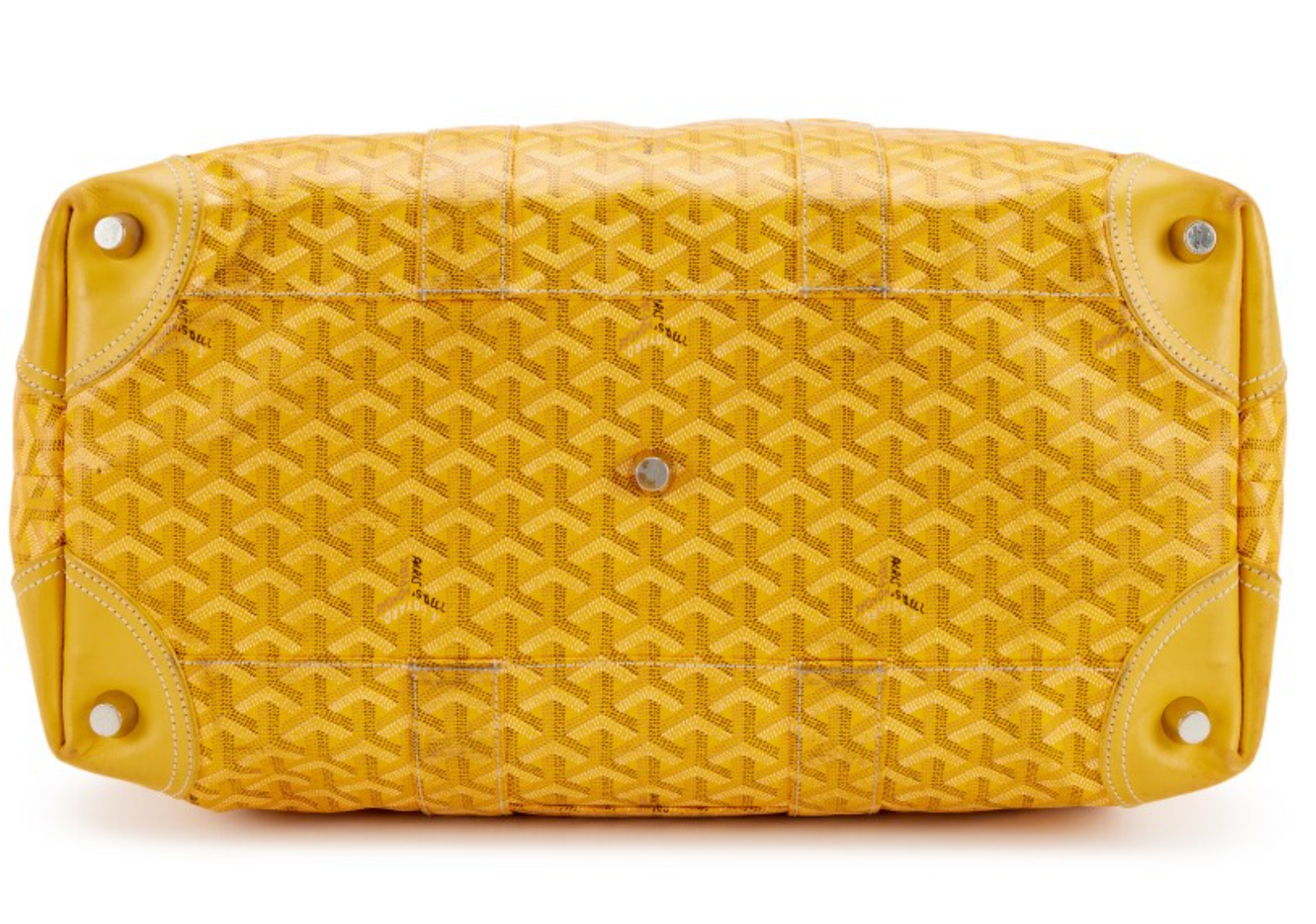Goyard Boeing 55 Duffle Bag Yellow