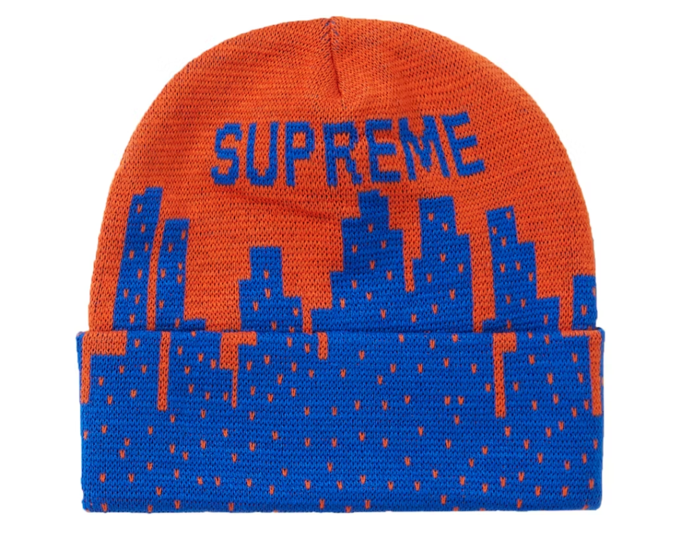Supreme New York Beanie Dark Orange