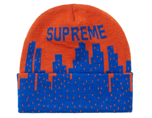 Supreme New York Beanie Dark Orange