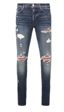 AMIRI Red Bandana MX1 Jeans Deep Classic