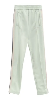 Palm Angels Classic Logo Track Pants Mint/Off White