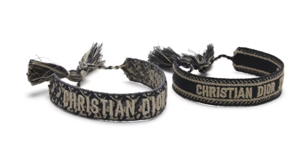 Dior Set of J'aDior Bracelets Woven Navy