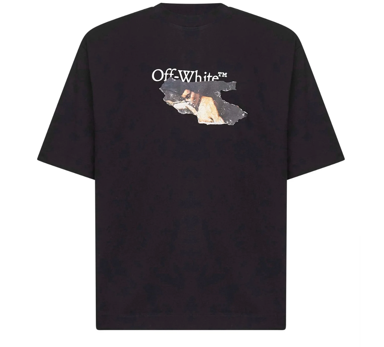 Off-White Paint Arrow Skate Crewneck T-Shirt Black