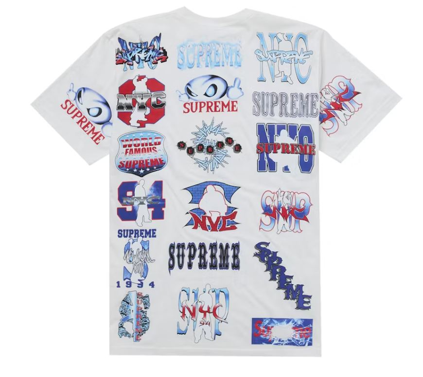 Supreme Flash Tee White