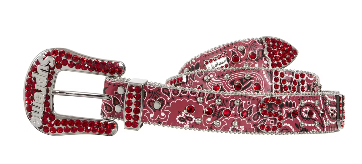Supreme b.b. Simon Bandana Belt Red