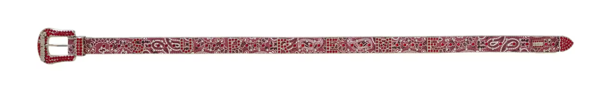 Supreme b.b. Simon Bandana Belt Red