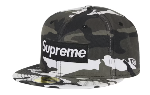 Supreme Shop Box Logo New Era 59Fifty Fitted Hat Snow Camo