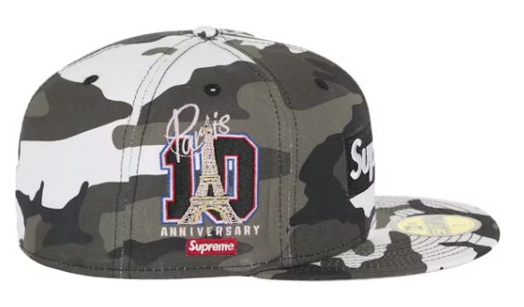 Supreme Shop Box Logo New Era 59Fifty Fitted Hat Snow Camo