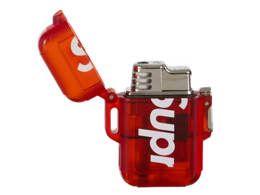 Supreme Windmill Zag Lighter Red