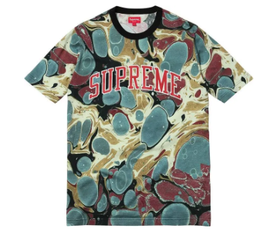 Supreme Marble Arch Logo Tee Shirt SS14