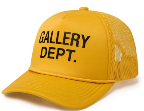 Gallery Dept. GD Logo Trucker Cap Gold