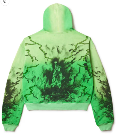 Vale Forever Green Nightmare Zip Up Hoodie