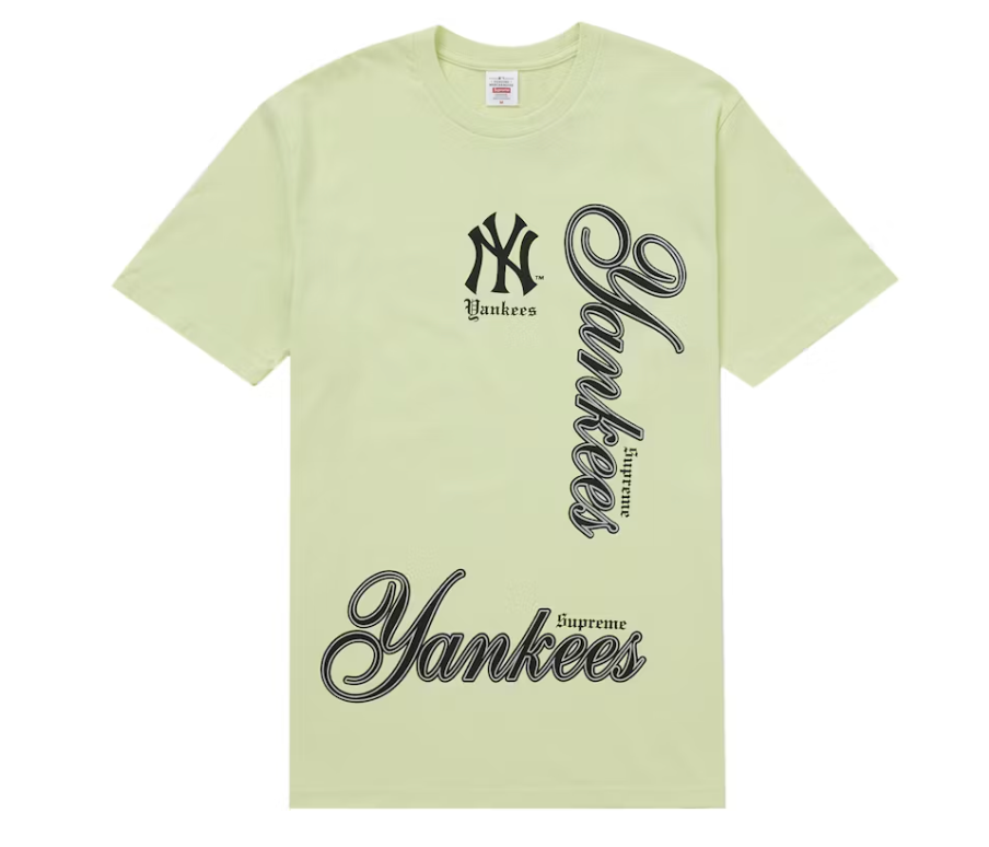 Supreme MLB Teams NY Tee Pale Mint