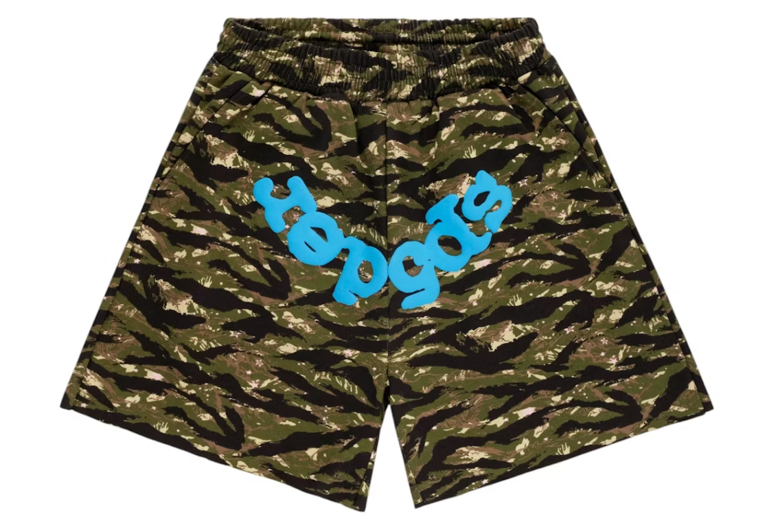 Sp5der OG Web V2 Tiger Camo Sweatshort Tiger Camo