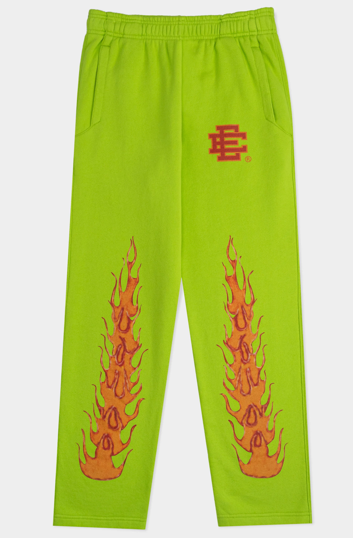 Eric Emanuel EE Basic Flame Hoodie & Sweatpants Set Green