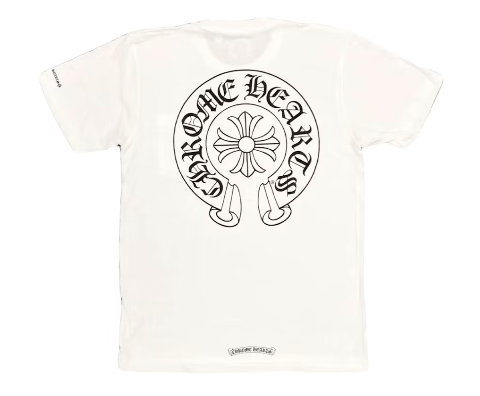 Chrome Hearts Horse Shoe Logo Pocket T-Shirt White