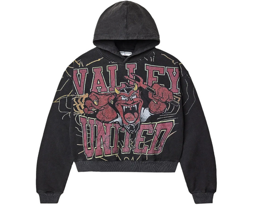 Vale Forever Valley Mascot Pullover Hoodie Black/Red