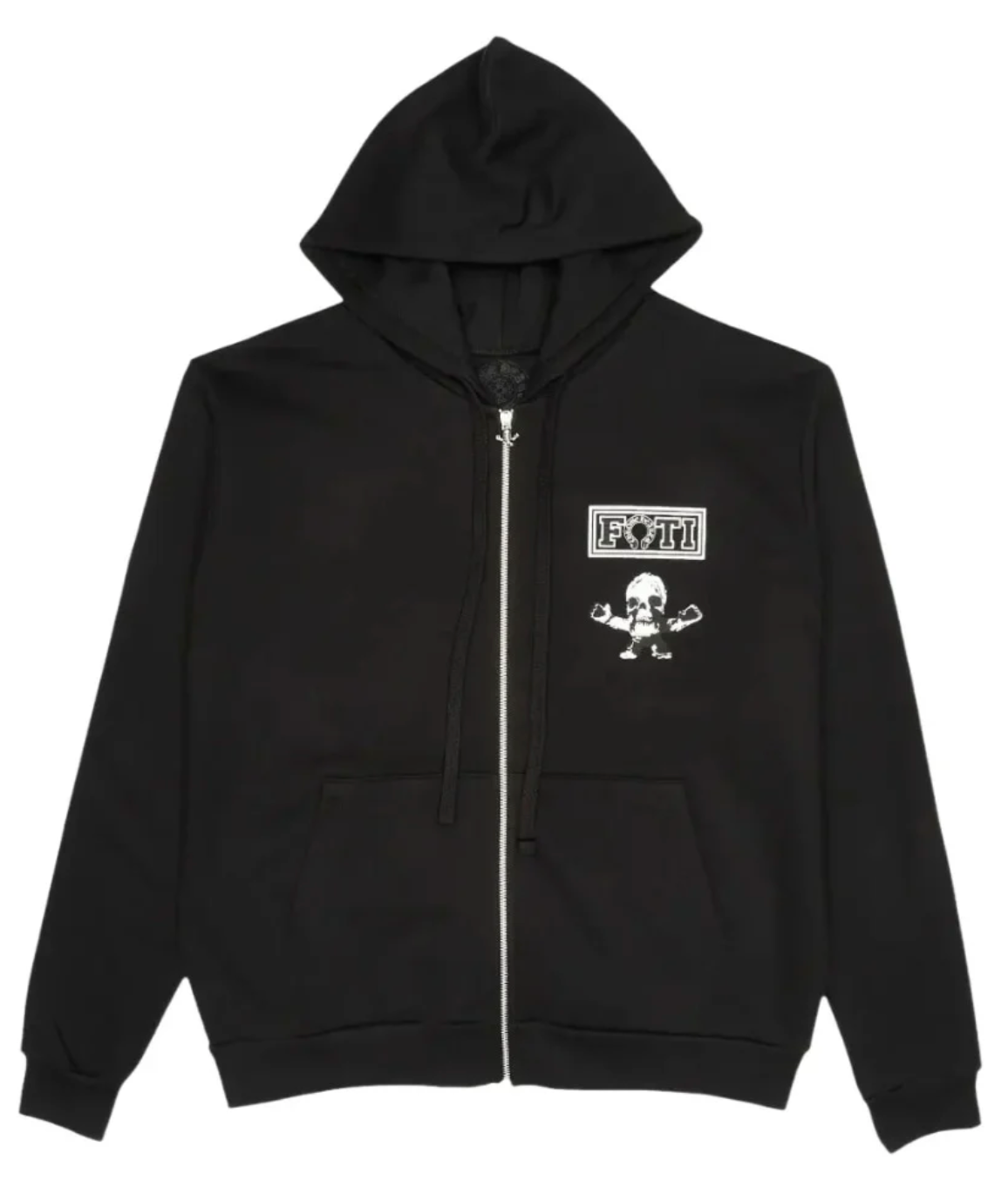 Chrome Hearts Foti Tic Tac Toe Zip Up Hoodie