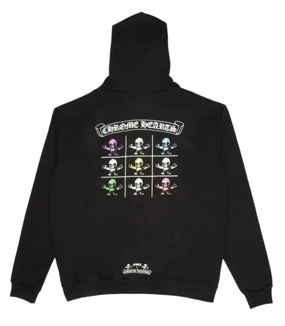 Chrome Hearts Foti Tic Tac Toe Zip Up Hoodie