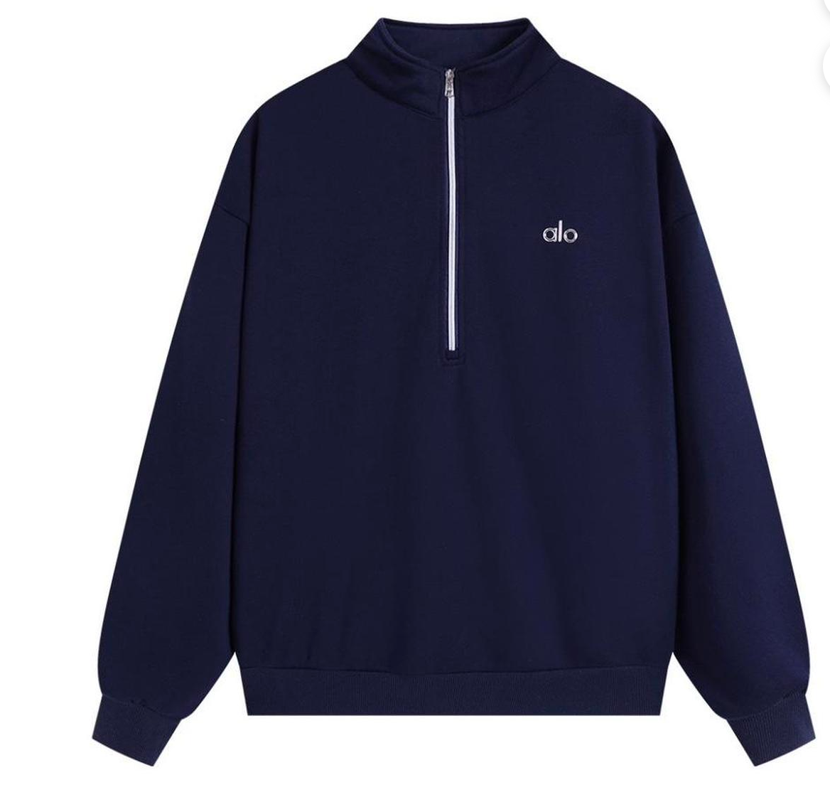 Alo Accolade Quarter Zip & Sweatpant Set Navy