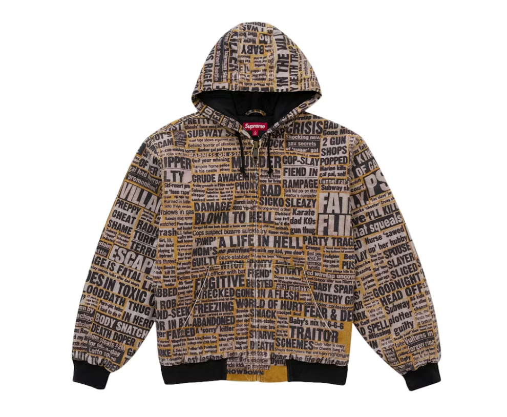 Supreme Dash Snow Hooded Work Jacket Multicolor