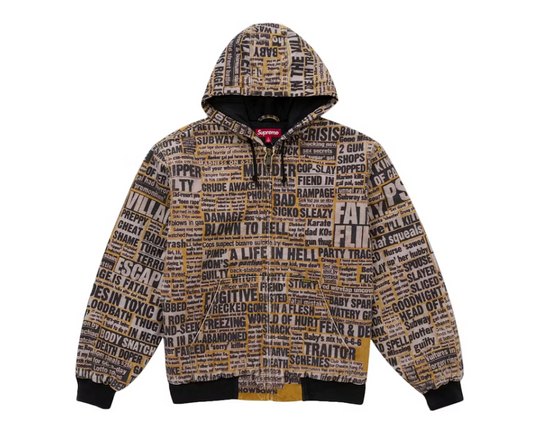 Supreme Dash Snow Hooded Work Jacket Multicolor