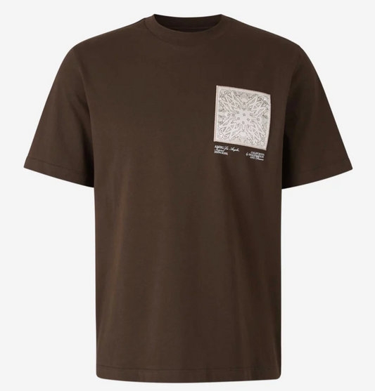 Amiri MA Bandana T-shirt Brown