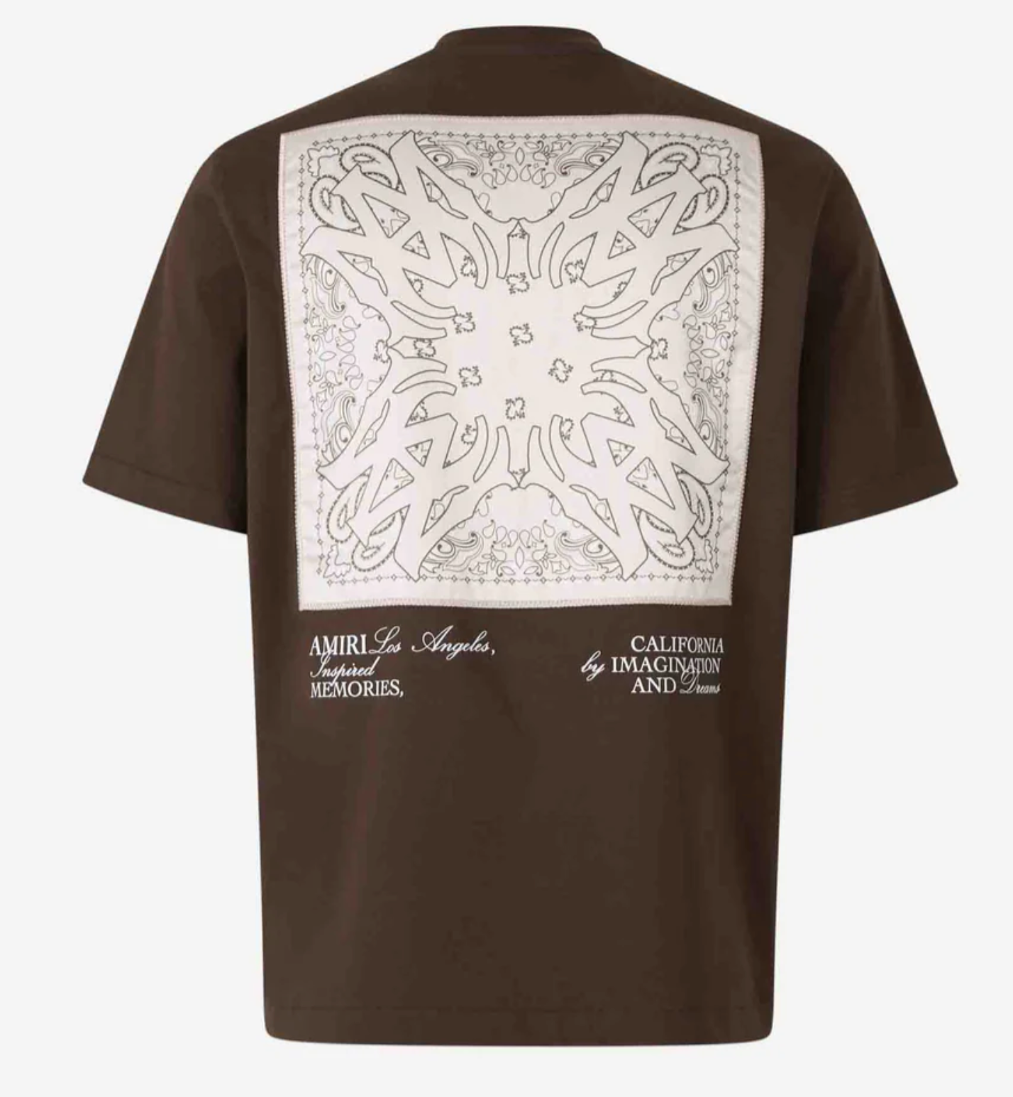 Amiri MA Bandana T-shirt Brown