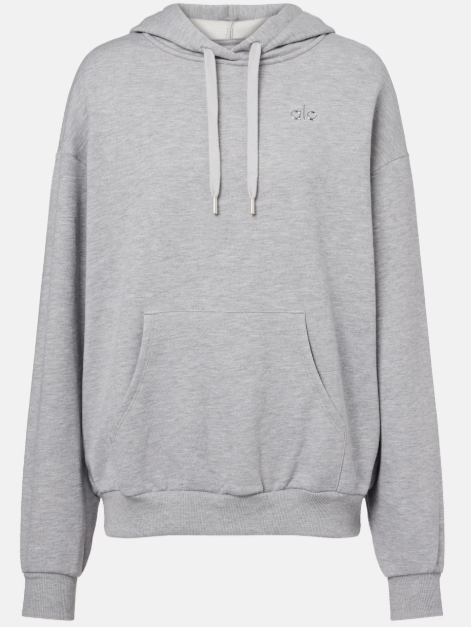 Alo Accolade Pullover Hoodie Heather Grey