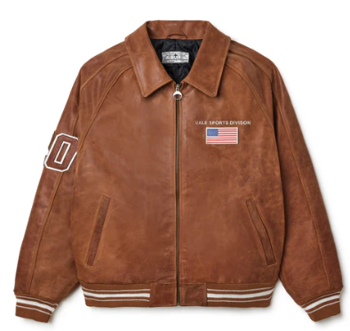 Vale Forever Brown Valley Leather Jacket