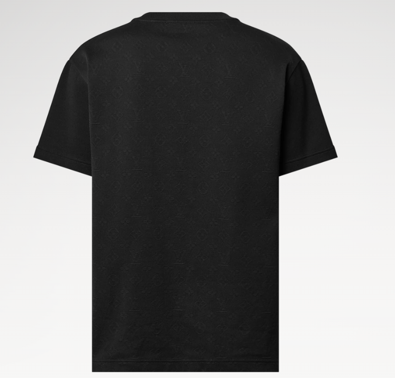 Louis Vuitton Monogram Pocket Pique T-Shirt Black