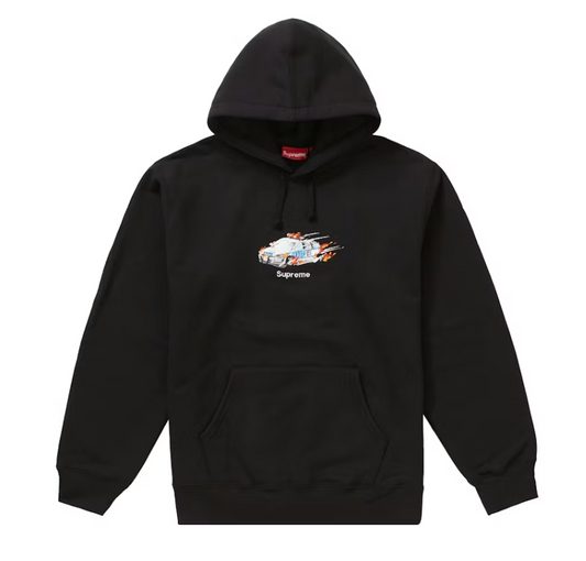 Supreme Cop Car Hooded Sweatshirt Black
