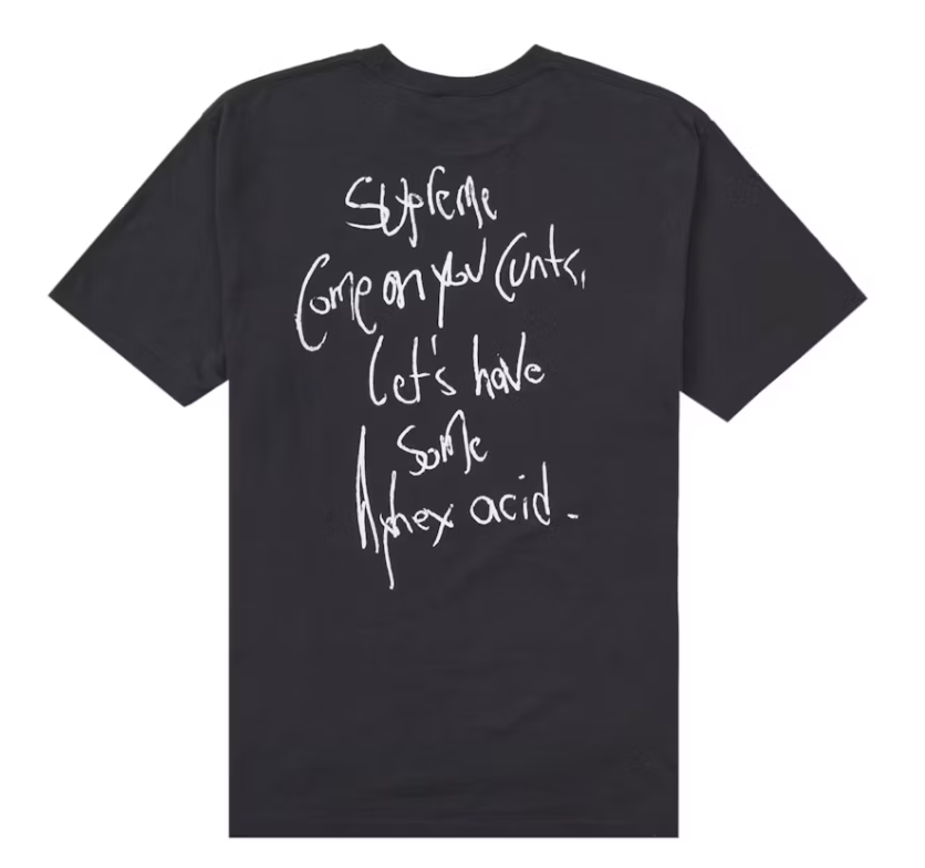 Supreme Aphex Twin Windowlicker Tee Black