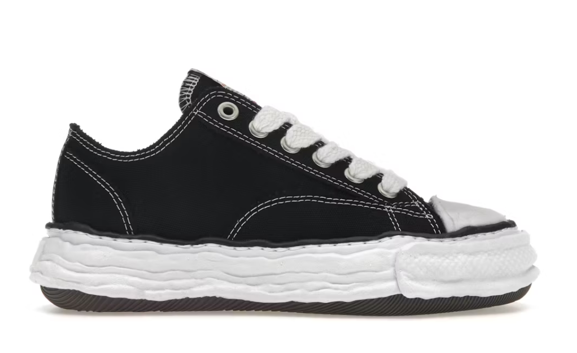 Maison Mihara Yasuhiro Peterson 23 OG Sole Canvas Low Black