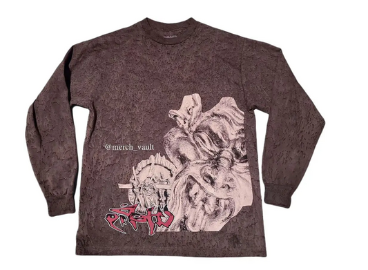 Travis Scott Utopia Circus Maximus Tour Long Sleeve Brown