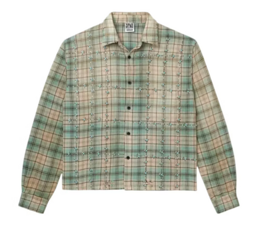 Vale Forever Little Gems L/S Flannel Green
