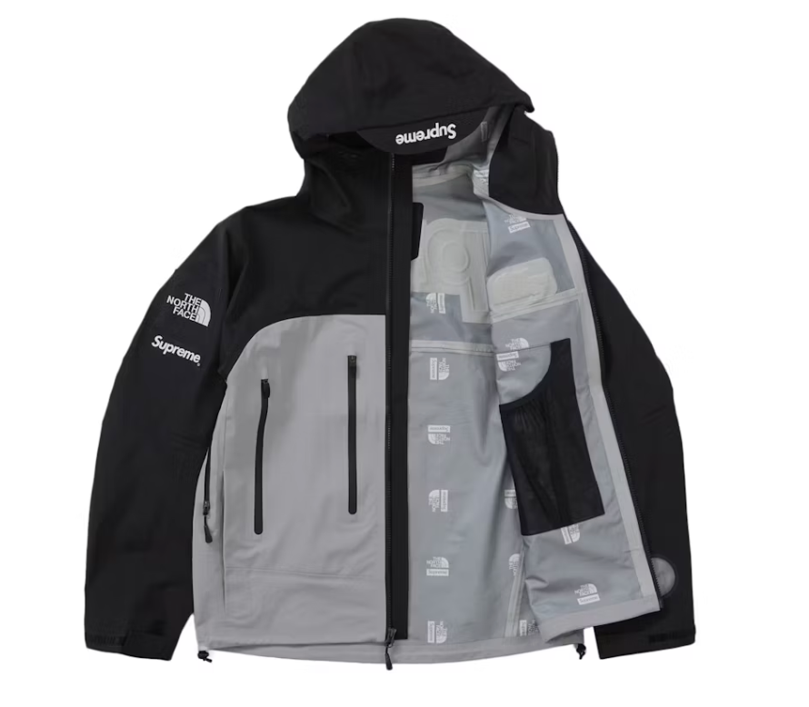 Supreme The North Face Taped Seam Shell Jacket Grey